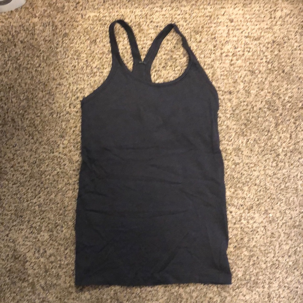 Dark grey/black workout tank!